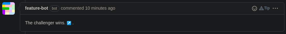 Challenger wins the dispute
